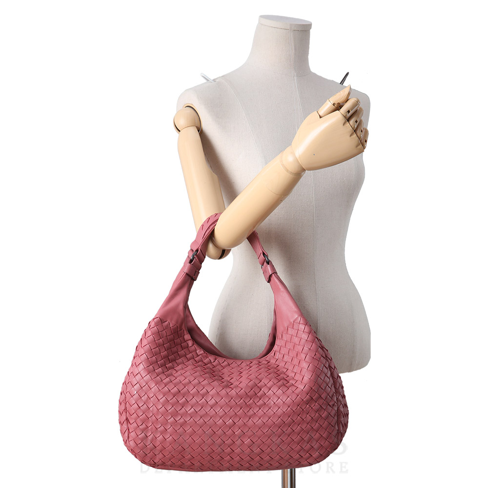 BOTTEGA VENETA(USED)보테가베네타 인트레치아토 위빙 캄파나 숄더백